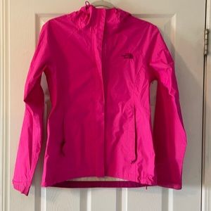 North Face Pink Windbreaker Coat - Size XS